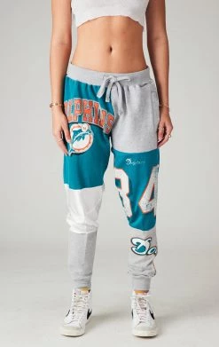 FURST OF A KIND VINTAGE NFL VINTAGE SPLICED PATCHWORK SWEATPANTS