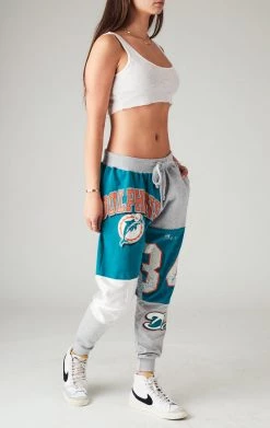 FURST OF A KIND VINTAGE NFL VINTAGE SPLICED PATCHWORK SWEATPANTS