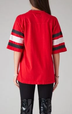 FURST OF A KIND VINTAGE STRIPE SLEEVE COLLEGE TEE SALE