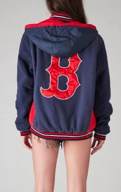 FURST OF A KIND VINTAGE KNIT BOMBER JACKET VINTAGE SPORTS