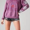 FURST OF A KIND VINTAGE OVERDYE STAR PATCH SWEATSHIRT SALE