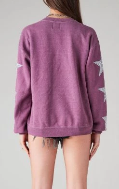 FURST OF A KIND VINTAGE OVERDYE STAR PATCH SWEATSHIRT SALE