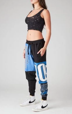 FURST OF A KIND VINTAGE SPLICED PATCHWORK SWEATPANTS