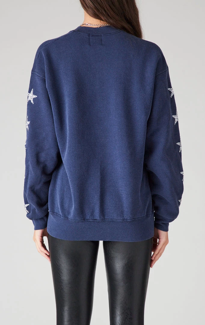 FURST OF A KIND VINTAGE MINI STAR PATCH SWEATSHIRT VINTAGE SPORTS 5 FURST OF A KIND VINTAGE MINI STAR PATCH SWEATSHIRT VINTAGE SPORTS