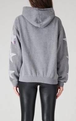 FURST OF A KIND VINTAGE COLLEGE VINTAGE SILVER STAR PATCH HOODIE