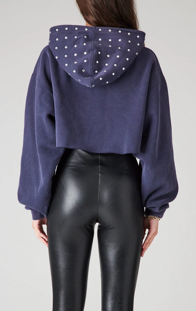 FURST OF A KIND VINTAGE RHINESTONE CROPPED HOODIE 4 FURST OF A KIND VINTAGE RHINESTONE CROPPED HOODIE