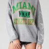 FURST OF A KIND VINTAGE COLLEGE VINTAGE SILVER STAR PATCH SWEATSHIRT