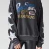 FURST OF A KIND VINTAGE OVERDYE STAR PATCH SWEATSHIRT SALE