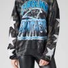 FURST OF A KIND VINTAGE BLEACH SPIRAL STAR PATCH SWEATSHIRT