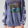 FURST OF A KIND VINTAGE OVERDYE STAR PATCH SWEATSHIRT