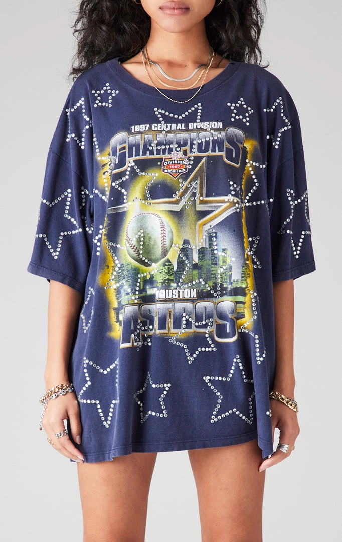 FURST OF A KIND VINTAGE RHINESTONE STAR OUTLINE TEE 3 FURST OF A KIND VINTAGE RHINESTONE STAR OUTLINE TEE