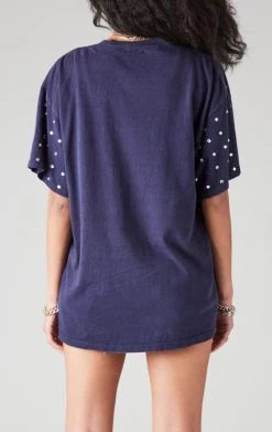 FURST OF A KIND SALE VINTAGE SILVER ALLOVER RHINESTONE TEE