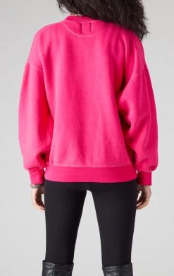 FURST OF A KIND VINTAGE PINK OVERDYE SWEATSHIRT