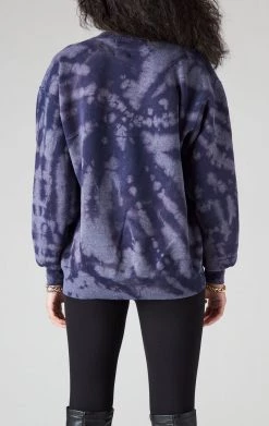 FURST OF A KIND VINTAGE BLEACH SPIRAL SWEATSHIRT VINTAGE COLLEGE