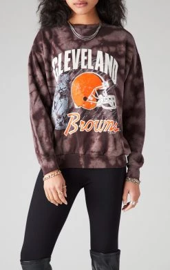 FURST OF A KIND VINTAGE BLEACH SPIRAL SWEATSHIRT VINTAGE NFL