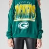 FURST OF A KIND VINTAGE SHOULDER CUT OUT CHAIN SWEATSHIRT