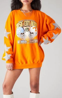 FURST OF A KIND VINTAGE SILVER STAR PATCH SWEATSHIRT