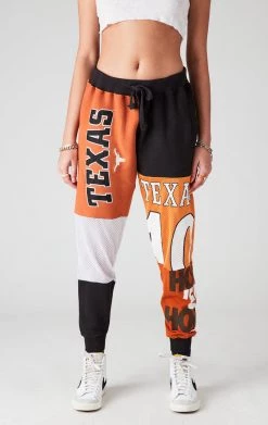 FURST OF A KIND VINTAGE COLLEGE VINTAGE SPLICED PATCHWORK SWEATPANTS