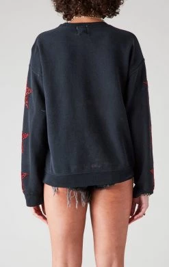 FURST OF A KIND VINTAGE RED STAR PATCH SWEATSHIRT