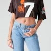 FURST OF A KIND SALE VINTAGE SPLICED CROPPED JERSEY TEE 2 FURST OF A KIND SALE VINTAGE SPLICED CROPPED JERSEY TEE