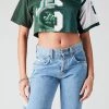 FURST OF A KIND VINTAGE SPLICED CROPPED JERSEY TEE