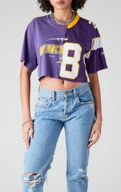 FURST OF A KIND VINTAGE SPLICED CROPPED JERSEY TEE SALE