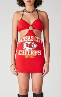 FURST OF A KIND VINTAGE CUT OUT HALTER DRESS VINTAGE DRESSES