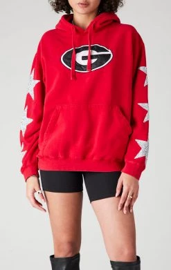 FURST OF A KIND VINTAGE COLLEGE VINTAGE SILVER STAR PATCH HOODIE