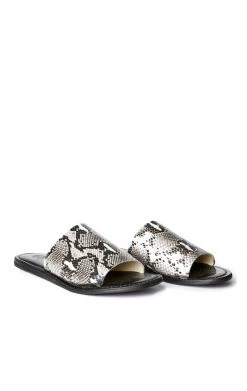 NYLA LAGUNA SNAKE PRINT SLIDE