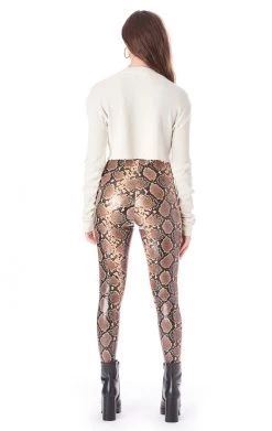 COMMANDO SNAKESKIN FAUX LEATHER LEGGINGS SALE