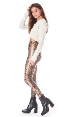 COMMANDO SNAKESKIN FAUX LEATHER LEGGINGS SALE
